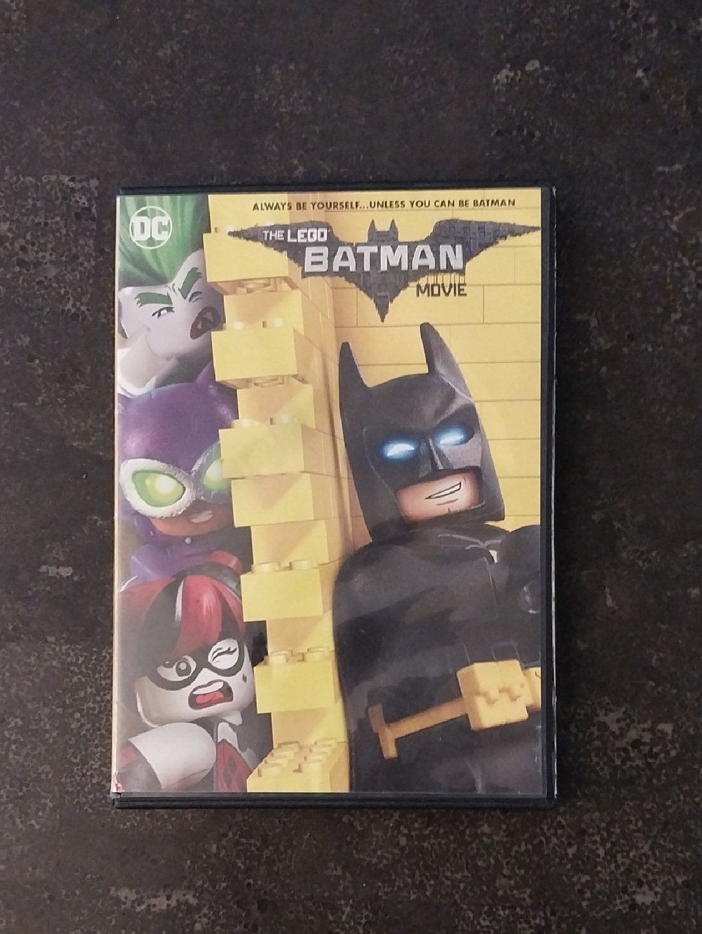 Lego Batman Movie Cover - Black & Yellow